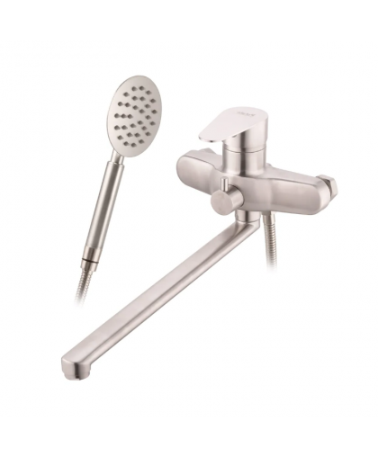 Смеситель д/ванны POTATО Р22310S картридж 35мм, излив 35мм, нерж. Смеситель д/ванны POTATО Р22310S картридж 35мм, излив 35мм, нерж.