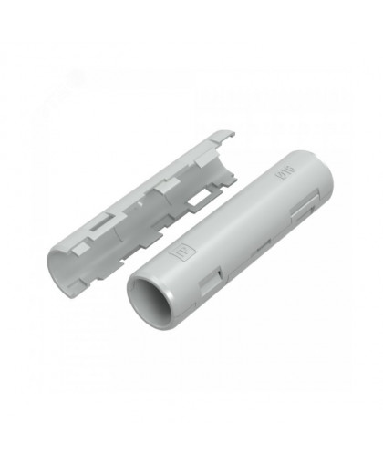 Муфта разборная д16мм серая