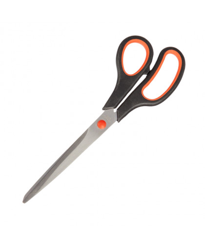 Ножницы канцелярские 23,5см ручки пластик с резин.вставкой STAFF Ножницы канцелярские 23,5см ручки пластик с резин.вставкой STAFF