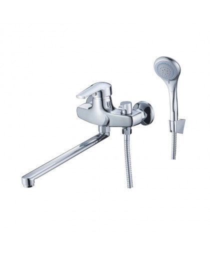 Смеситель д/ванны SIT7-A182 картридж д40мм, излив 350мм, хром SOLONE Смеситель д/ванны SIT7-A182 картридж д40мм, излив 350мм, хром SOLONE