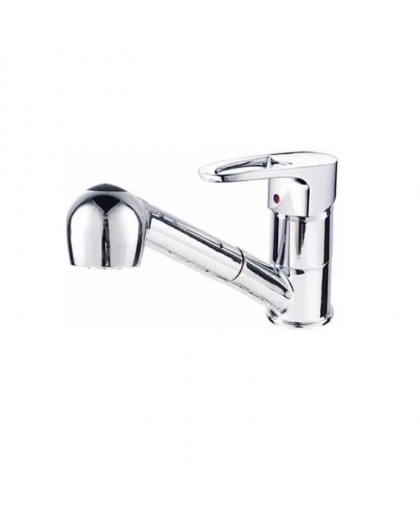 Смеситель одноручный для кухни с выдвижной лейкой L6021 Ligeya