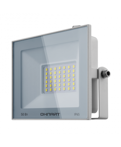 Прожектор светодиод. 50Вт OFL-50-6K-WH-IP65-LED белый ОНЛАЙТ