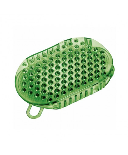 Массажер пластиковый двухсторонний "Рукавичка" 15*10,7*4см "Банные штучки"