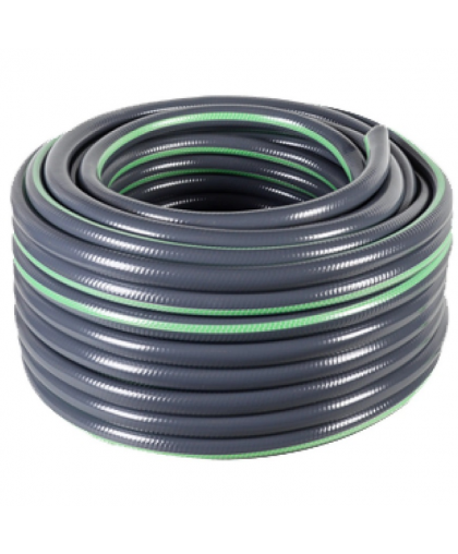 Шланг резиновый армированный ПВХ 5-ти слойный 1/2" 25м серый "Исток" "В приДАЧУ"