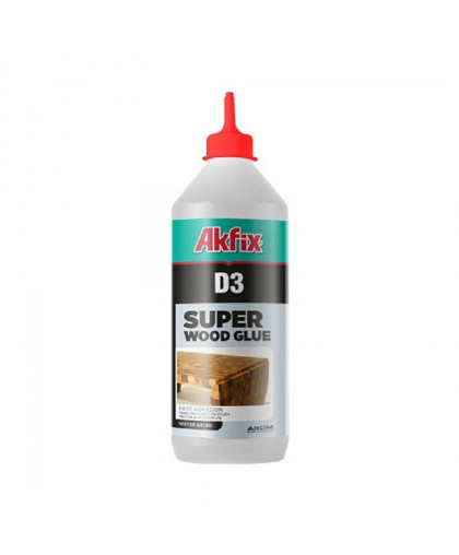 Клей ПВА D3 Akfix белый 500г Клей ПВА D3 Akfix белый 500г