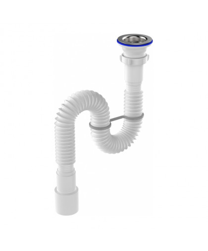 Гофросифон 1 1/2"*40/50 L=850мм винт 80мм G106 AquaKratos