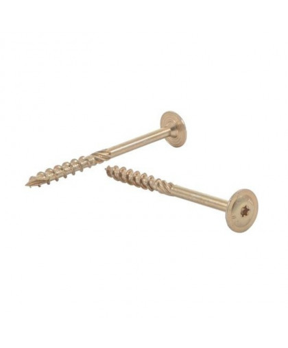 Шуруп конструкционный 5,0*100мм по дереву, пресс-шайба (2шт) STARFIX