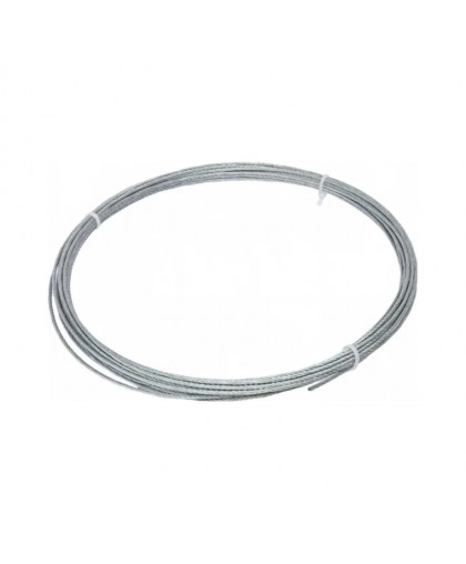 Трос стальной в оплетке ПВХ DIN3055 4/5мм 5м