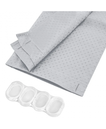 Штора для ванной 180*180см HOZBAT с кольцами текстильная светло-серый ХТ-011 Штора для ванной 180*180см HOZBAT с кольцами текстильная светло-серый ХТ-011