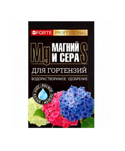 Удобрение для гортензий и кислотолюбивых растений с серой и магнием 100г Bona Forte