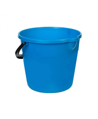 Ведро 10,0л пластм. носик для слива, голубой Spark Plast