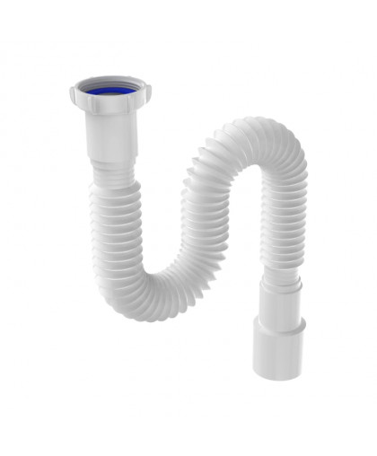 Гофросифон 1 1/2"*40/50 д1200мм винт 80мм G116 AquaKratos