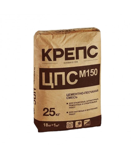 Смесь Монтажно кладочная КРЕПС ЦПС М150 25кг