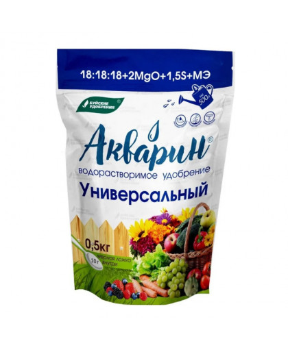 Удобрение "Акварин" универсал дой-пак 0,5кг Удобрение "Акварин" универсал дой-пак 0,5кг