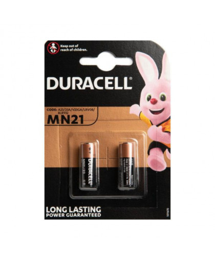 Элемент питания Duracell А23/MN21 на блистере (2шт) Элемент питания Duracell А23/MN21 на блистере (2шт)