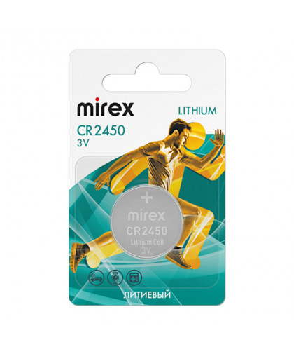 Элемент питания Mirex CR2450 1шт