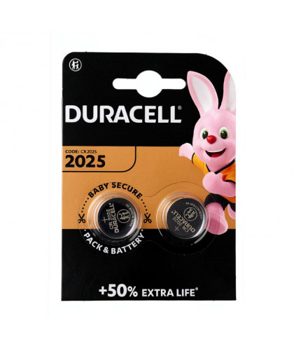 Элемент питания Duracell CR2025 на блистере (2шт) Элемент питания Duracell CR2025 на блистере (2шт)