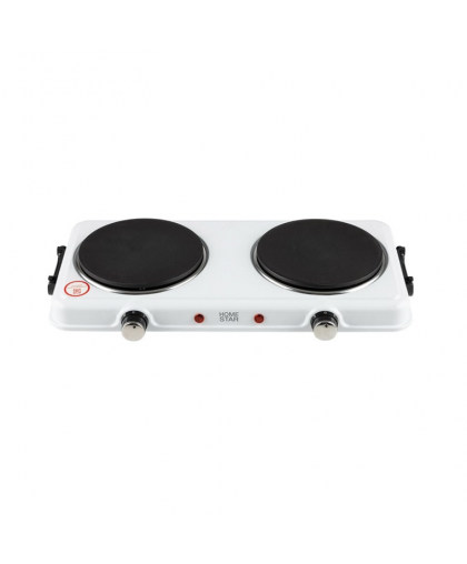 Электроплитка HOME STAR HS-1100 2конфорка 2кВт чугун белый