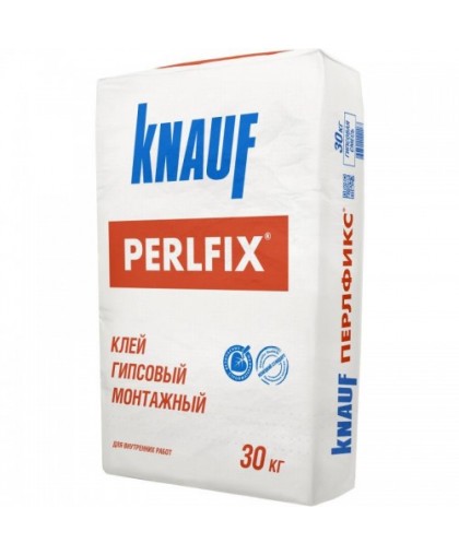 Клей монтажный KNAUF Перлфикс 30кг ⟨для приклеивания ГКЛ, изол.материалов⟩