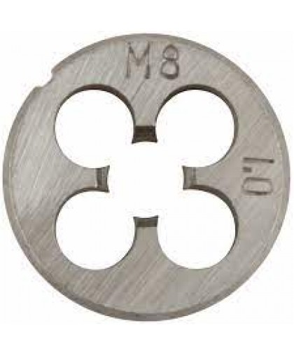 Плашка М8 *1,0мм метрическая, легированная сталь FIT
