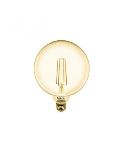 Лампа General LOFT шар филамент(нитевидная) золотая 8W 2700K E27 125*165