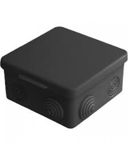 Коробка распределительная 105*105*50мм для о/п IP54 черная VKL