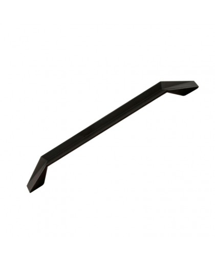 Ручка-скоба мебельная мет 128-8530 Иллюзия черный премиум SANBERG