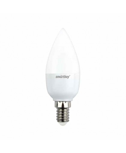Лампа светодиод. 9,5Вт Е27 холодный свет свеча Smartbuy