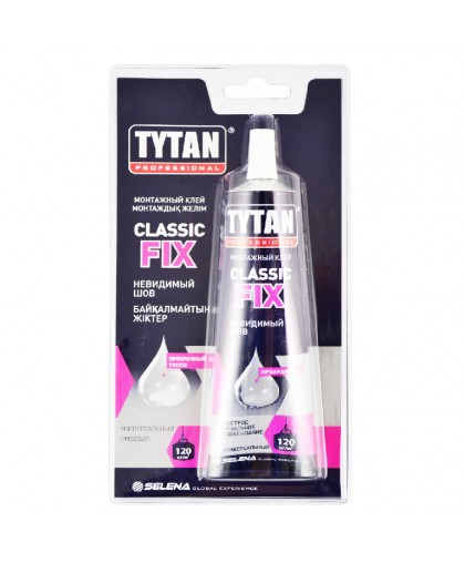 Жидкие гвозди TYTAN ClassicFix для стекла, металла, пластика 100мл