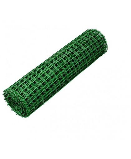 Сетка садовая заборная 45*45 ⟨1,5*20м⟩ зеленый прочная