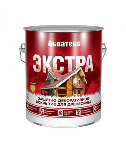 Акватекс-экстра, защитное текстурное покрытие древесины ТИК 2,7л