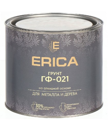 Грунт ГФ-021 ERICA серый 1,8кг