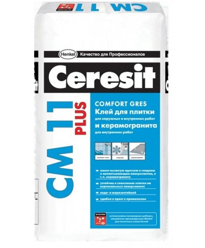 Клей для плитки CERESIT СМ-11  для внут. работ 5кг